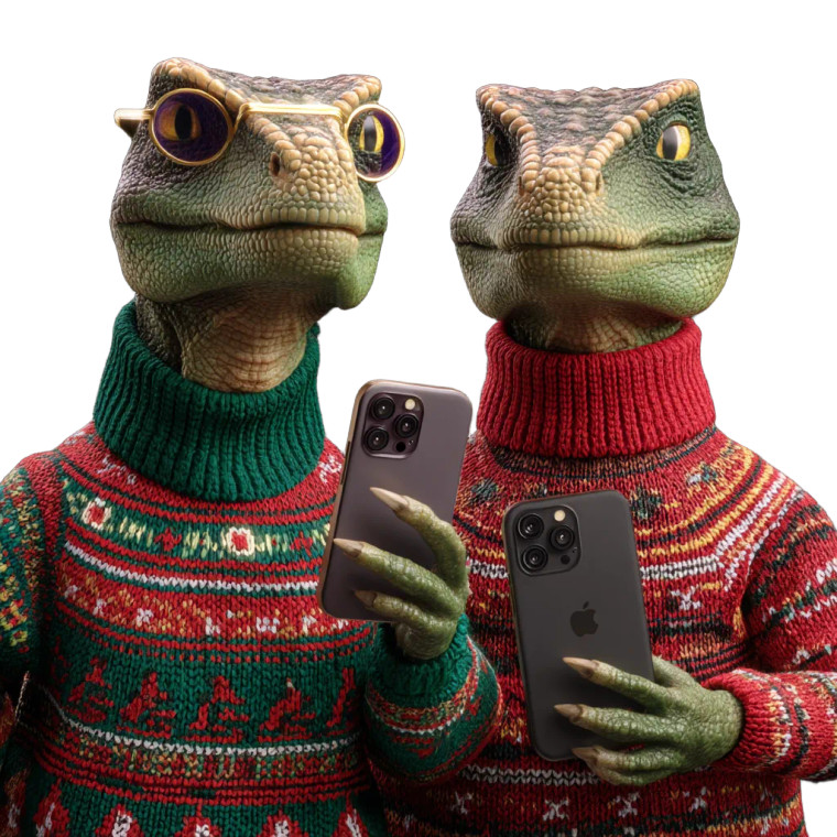 Dapper Dinosaurs Vinyl Car Decal Sticker – Waterproof & UV-Resistant 3.4133333333333336"