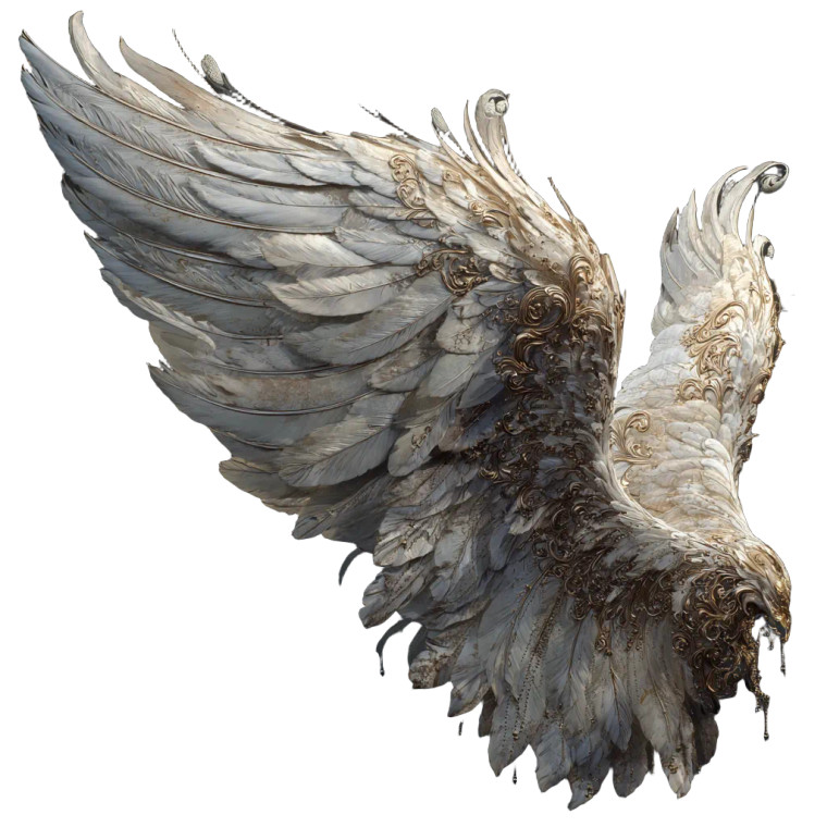 Angel'S Wing Vinyl Car Decal Sticker – Waterproof & UV-Resistant 6.826666666666667"