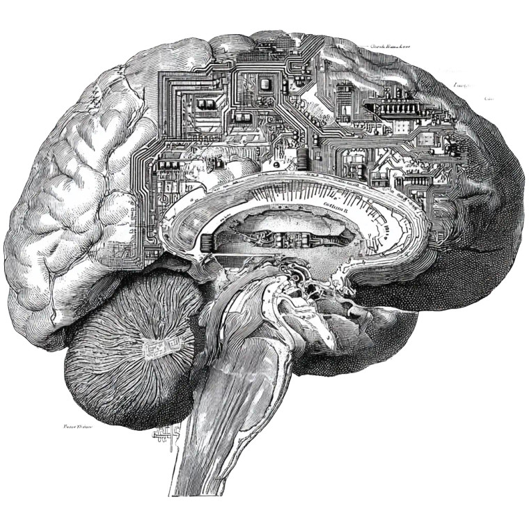 Brain With Neuronet Implant V2 Vinyl Car Decal Sticker – Waterproof & UV-Resistant 6.826666666666667" Brain With Neuronet Implant V2 Vinyl Car Decal Sticker – Waterproof & UV-Resistant 6.826666666666667"