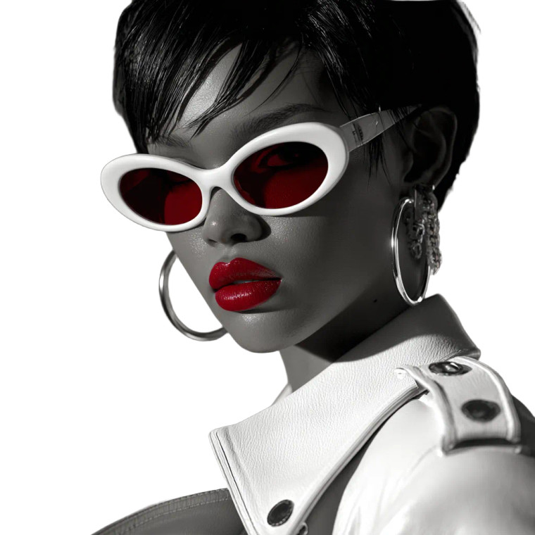 Glamorous Noir Portrait V2 Vinyl Car Decal Sticker – Waterproof & UV-Resistant 6.826666666666667"