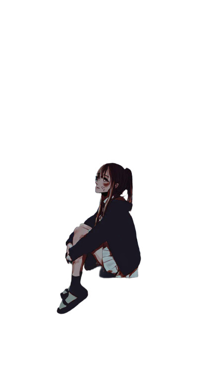 Sad Anime Girl V16 Vinyl Car Decal Sticker – Waterproof & UV-Resistant 4.8533333333333335"