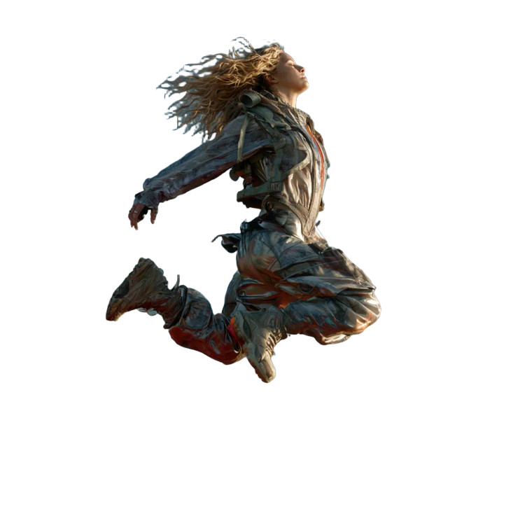 Gravity-Defying Dancer Vinyl Car Decal Sticker – Waterproof & UV-Resistant 6.826666666666667"