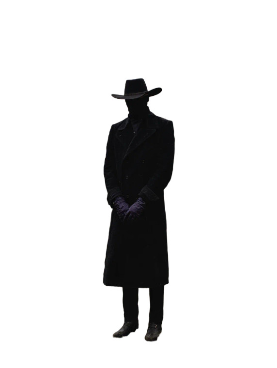 Mysterious Cowboy V3 Vinyl Car Decal Sticker – Waterproof & UV-Resistant 4.1066666666666665"