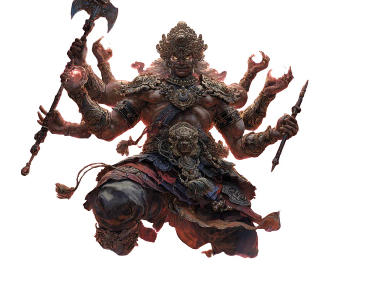 Asura Warrior Vinyl Car Decal Sticker – Waterproof & UV-Resistant 6.1866666666666665"