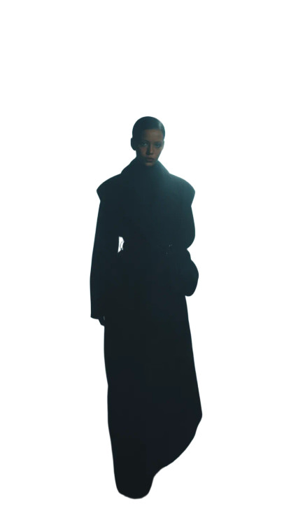Futuristic Model Silhouette Vinyl Car Decal Sticker – Waterproof & UV-Resistant 9.706666666666667"