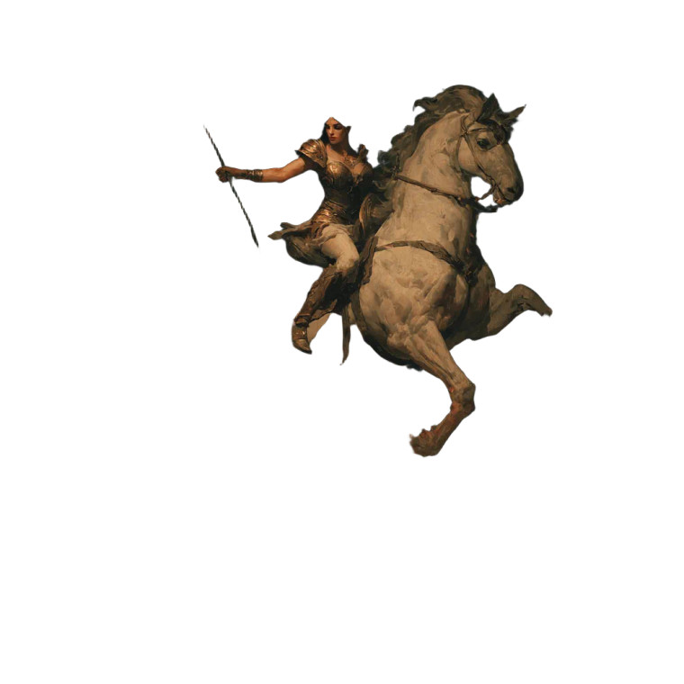 Centaur Demons Dancing Vinyl Car Decal Sticker – Waterproof & UV-Resistant 3.4133333333333336"