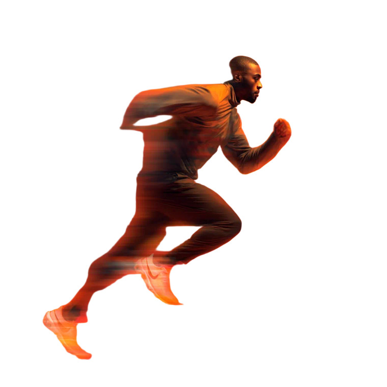 Dynamic Running Motion Vinyl Car Decal Sticker – Waterproof & UV-Resistant 6.826666666666667"