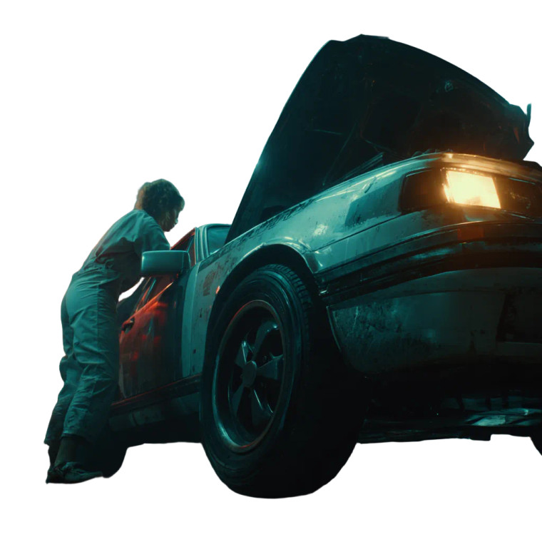 Mechanics Night Dance Vinyl Car Decal Sticker – Waterproof & UV-Resistant 3.4133333333333336"