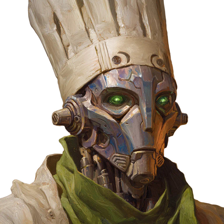 Warforged Chef Vinyl Car Decal Sticker – Waterproof & UV-Resistant 3.4133333333333336"
