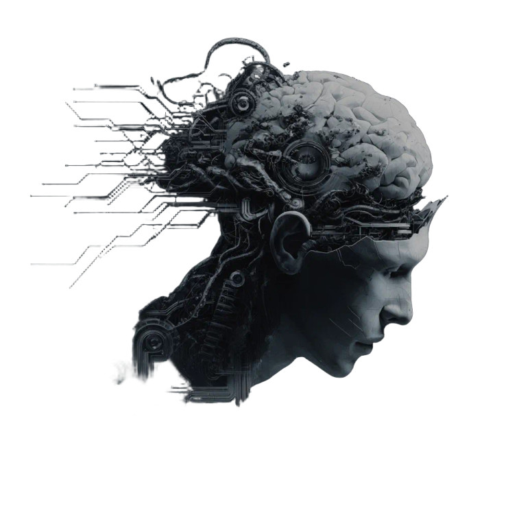 Genius Ai Brain Vinyl Car Decal Sticker – Waterproof & UV-Resistant 6.826666666666667"