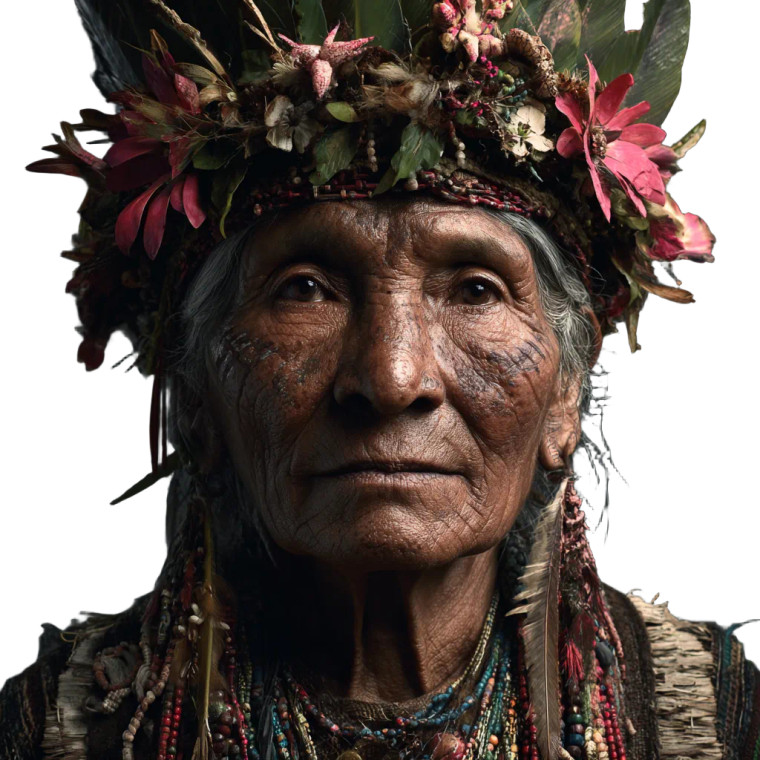 Amazonian Elder Vinyl Car Decal Sticker – Waterproof & UV-Resistant 3.4133333333333336"