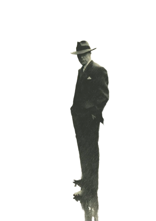 Lonely Mobster Sketch Vinyl Car Decal Sticker – Waterproof & UV-Resistant 4.373333333333333"