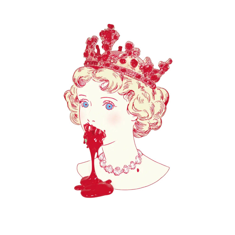 Horror Princess Vinyl Car Decal Sticker – Waterproof & UV-Resistant 6.826666666666667"