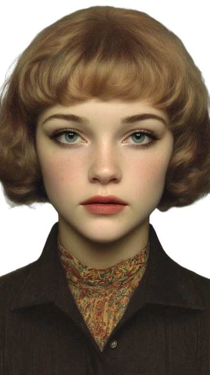 60S Eyebrow Woman Vinyl Car Decal Sticker – Waterproof & UV-Resistant 4.8533333333333335"