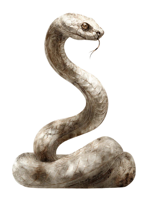 Kundalini Serpent Vinyl Car Decal Sticker – Waterproof & UV-Resistant 8.213333333333333"