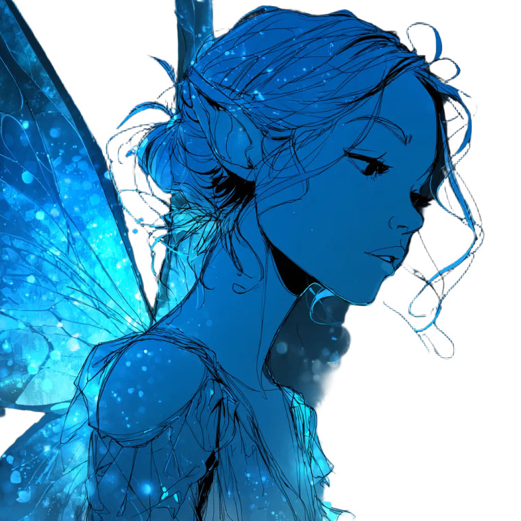Glowing Fairy Lady Vinyl Car Decal Sticker – Waterproof & UV-Resistant 3.4133333333333336"