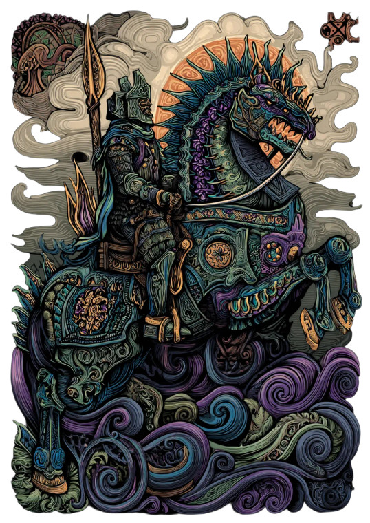 Knight And Dragon V12 Vinyl Car Decal Sticker – Waterproof & UV-Resistant 8.746666666666666"