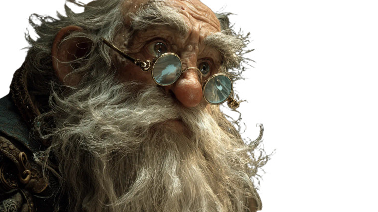 Elderly Gnome Wizard Vinyl Car Decal Sticker – Waterproof & UV-Resistant 5.4