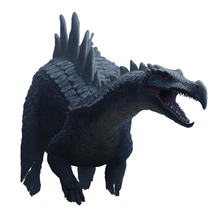 Evil Ankylosaurus Vinyl Car Decal Sticker – Waterproof & UV-Resistant 3.4133333333333336"