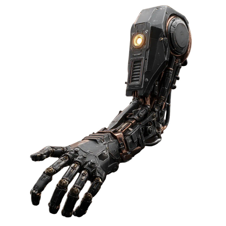 Sci-Fi Robotic Armor Vinyl Car Decal Sticker – Waterproof & UV-Resistant 3.4133333333333336"