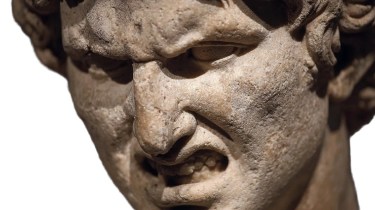 Ancient Greek Grit Vinyl Car Decal Sticker – Waterproof & UV-Resistant 2.72"