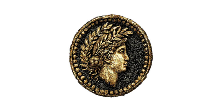 Ancient Roman Coin V2 Vinyl Car Decal Sticker – Waterproof & UV-Resistant 5.12"