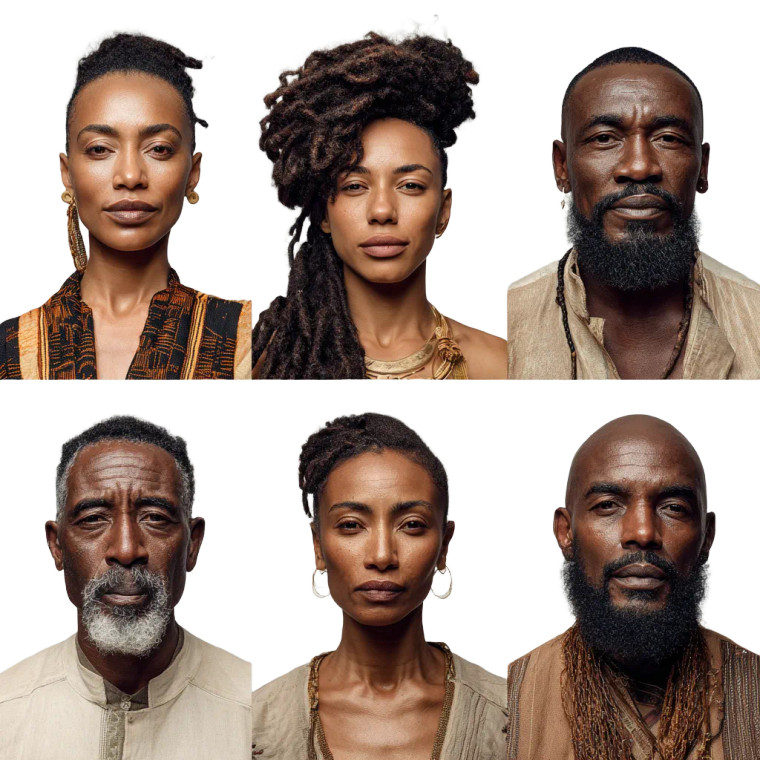 African-American Portraits Vinyl Car Decal Sticker – Waterproof & UV-Resistant 3.4133333333333336"