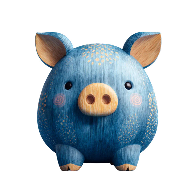 Cute Cartoon Pig V4 Vinyl Car Decal Sticker – Waterproof & UV-Resistant 3.4133333333333336"