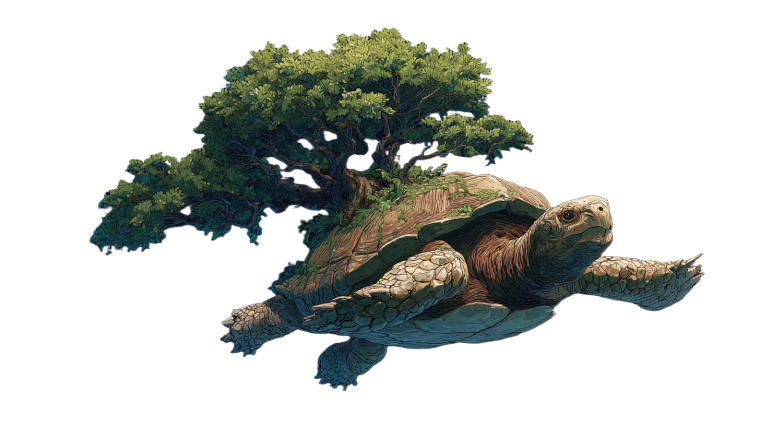 Space Turtle V2 Vinyl Car Decal Sticker – Waterproof & UV-Resistant 2.72"