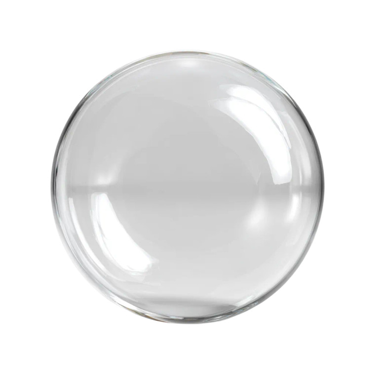 Glass Sphere Vinyl Car Decal Sticker – Waterproof & UV-Resistant 3.4133333333333336"