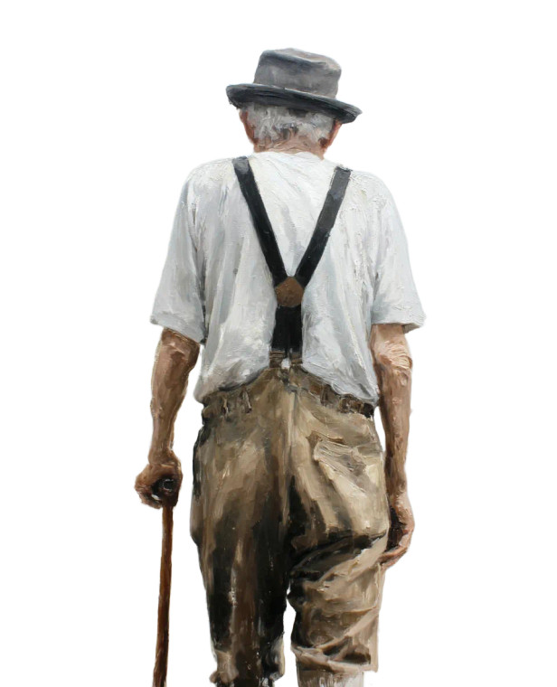 Vintage Old Man Vinyl Car Decal Sticker – Waterproof & UV-Resistant 3.946666666666666