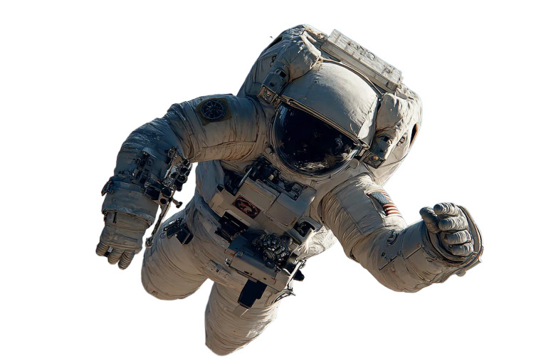 Lone Astronaut Drifting V2 Vinyl Car Decal Sticker – Waterproof & UV-Resistant 2.986666666666667"