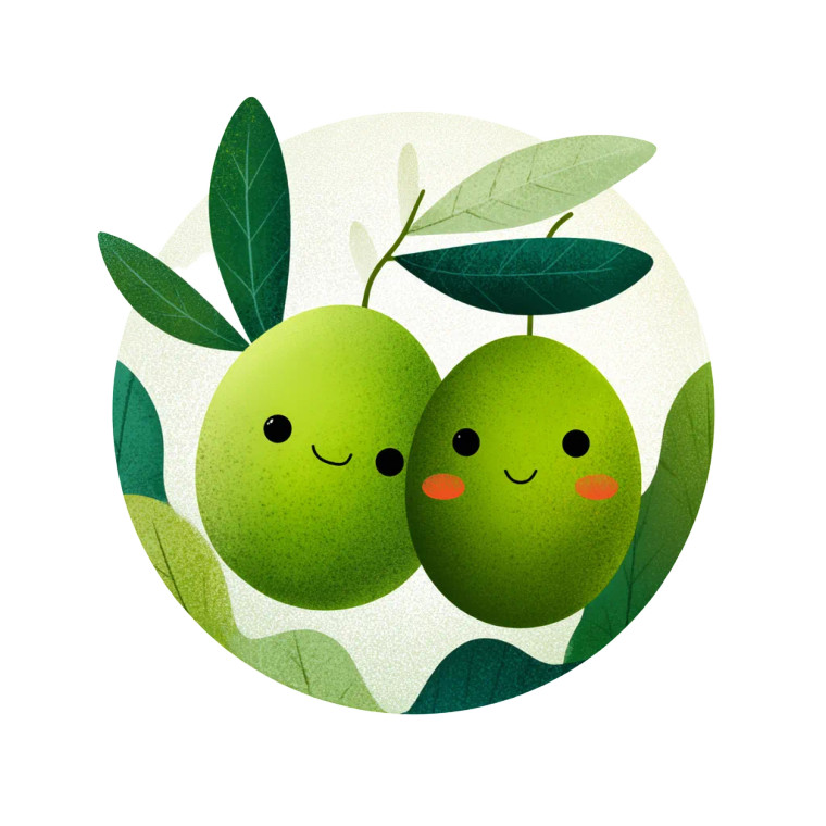 Smiling Olives Logo Vinyl Car Decal Sticker – Waterproof & UV-Resistant 6.826666666666667"