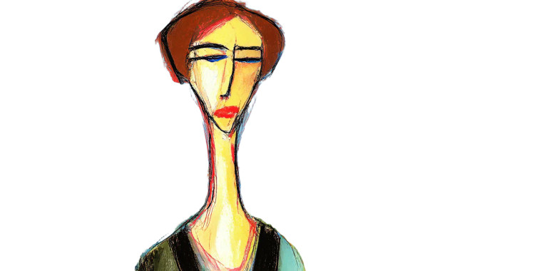 Modigliani'S Expressive Woman Vinyl Car Decal Sticker – Waterproof & UV-Resistant 5.12"