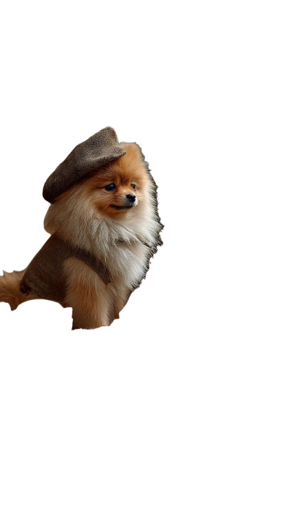 Cooking Pomeranian Vinyl Car Decal Sticker – Waterproof & UV-Resistant 4.8533333333333335"