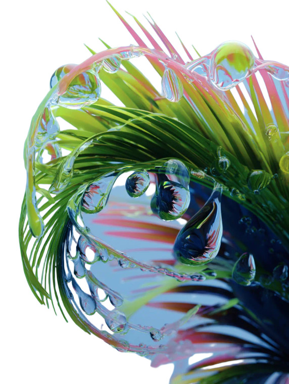 Dewy Palm Dance Vinyl Car Decal Sticker – Waterproof & UV-Resistant 8.213333333333333"