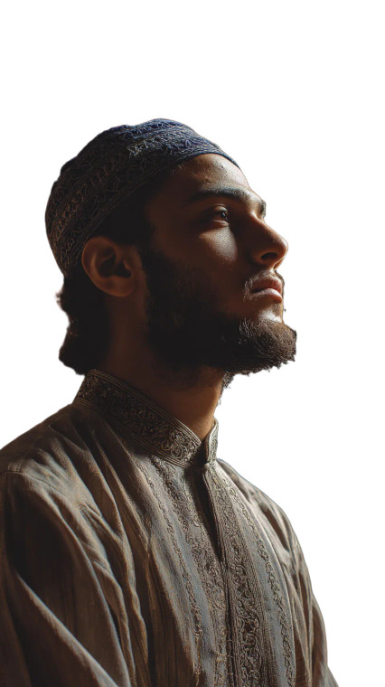Young Muslim Man V2 Vinyl Car Decal Sticker – Waterproof & UV-Resistant 4.8533333333333335"
