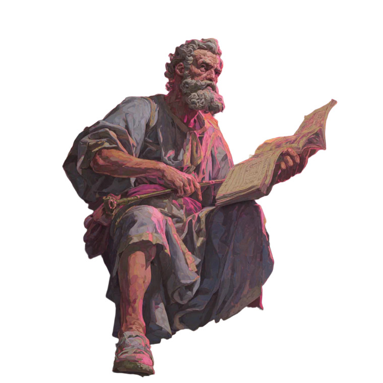 Alexamenos Worships Vinyl Car Decal Sticker – Waterproof & UV-Resistant 3.4133333333333336"