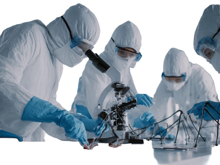 Biotech Researchers Vinyl Car Decal Sticker – Waterproof & UV-Resistant 6.1866666666666665"