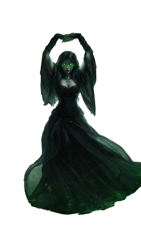 Elegant Sorceress Vinyl Car Decal Sticker – Waterproof & UV-Resistant 4.693333333333333"
