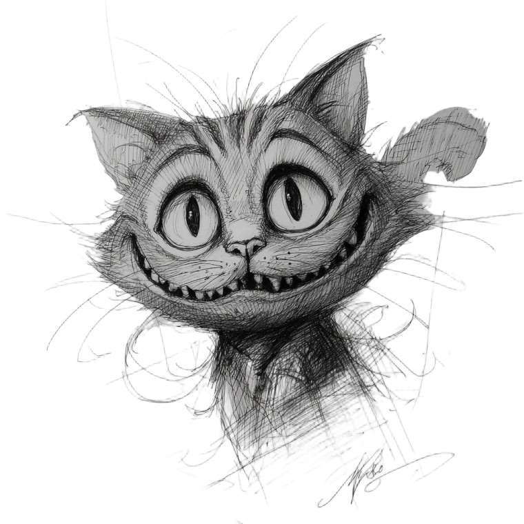 Alice'S Cat Tattoo Vinyl Car Decal Sticker – Waterproof & UV-Resistant 3.4133333333333336" Alice'S Cat Tattoo Vinyl Car Decal Sticker – Waterproof & UV-Resistant 3.4133333333333336"