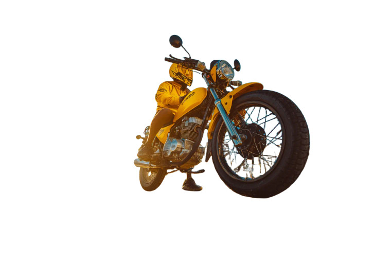 Brazilian Motorcycle Driver Vinyl Car Decal Sticker – Waterproof & UV-Resistant 5.97333333333333