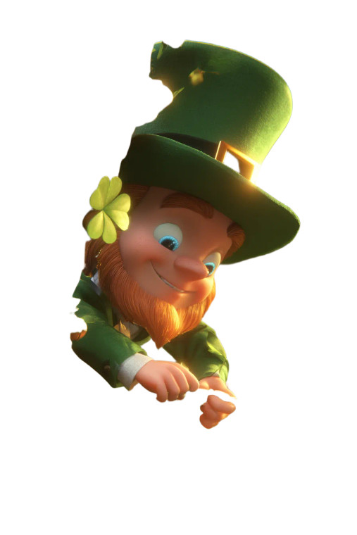 Joyful Leprechaun Decorating Vinyl Car Decal Sticker – Waterproof & UV-Resistant 8.96"
