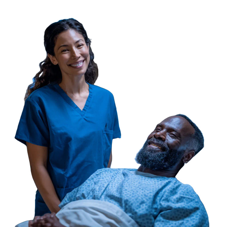 Smiling Doctor Patient Vinyl Car Decal Sticker – Waterproof & UV-Resistant 3.4133333333333336"