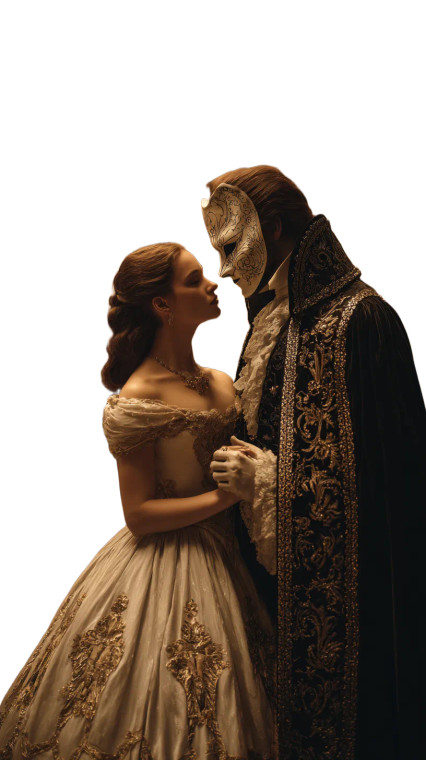 Romantic Opera Encounter Vinyl Car Decal Sticker – Waterproof & UV-Resistant 4.8533333333333335"