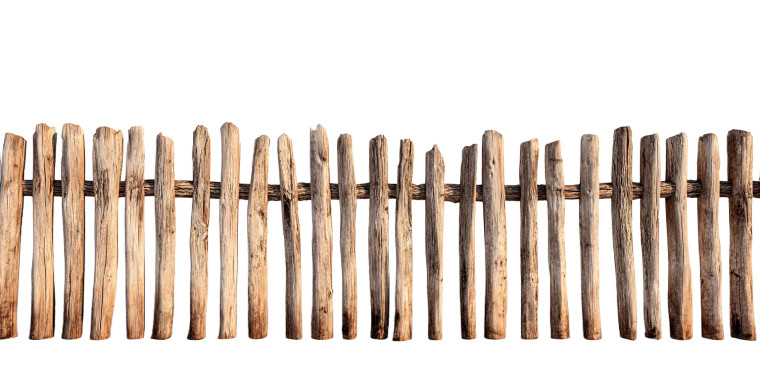 Tall Wooden Fence Vinyl Car Decal Sticker – Waterproof & UV-Resistant 5.12"