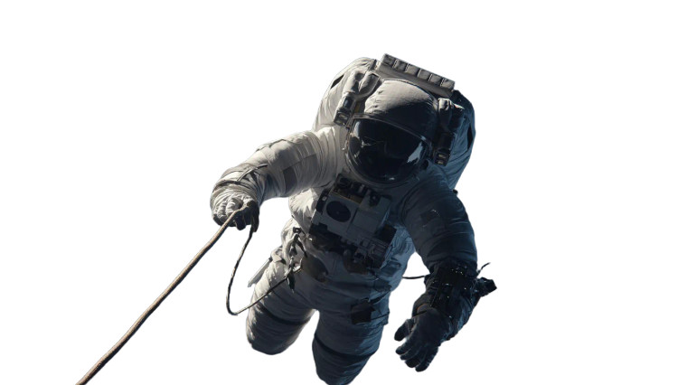 Astronaut In Space V75 Vinyl Car Decal Sticker – Waterproof & UV-Resistant 2.72"