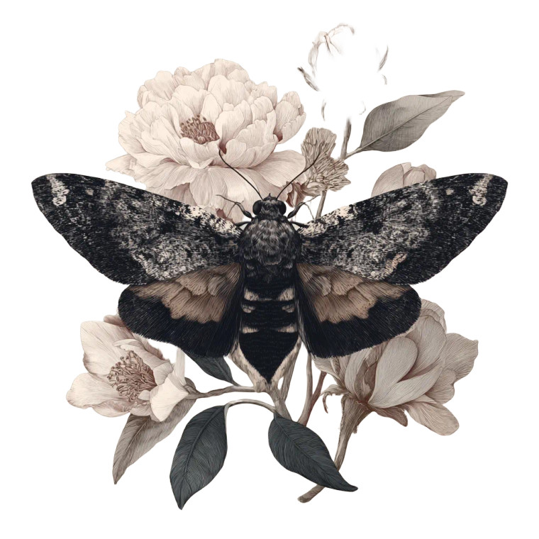 Simple Butterfly Drawing Vinyl Car Decal Sticker – Waterproof & UV-Resistant 3.4133333333333336"