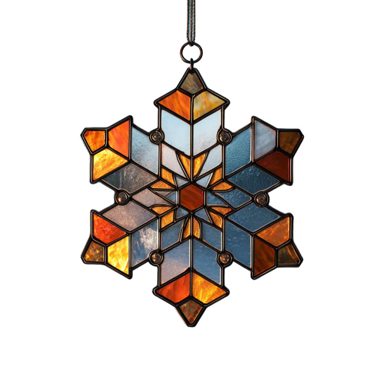 Suncatcher Snowflake Vinyl Car Decal Sticker – Waterproof & UV-Resistant 3.4133333333333336"