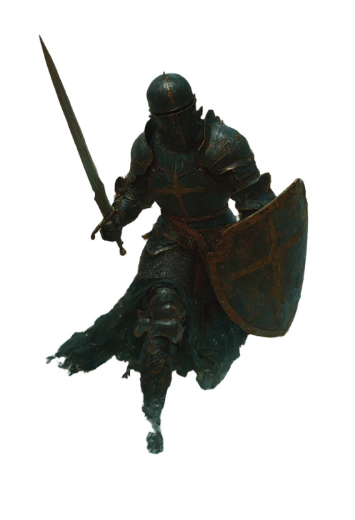 Black Knight Charge Vinyl Car Decal Sticker – Waterproof & UV-Resistant 4.373333333333333"